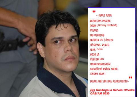 AMOR BANDIDO: Jimmy quer namorar com o preso Alcimar, e pede para mudar de cela